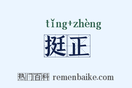 挺正是什么意思的图片